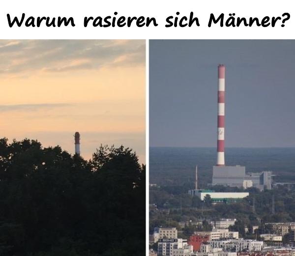 Warum rasieren sich Männer