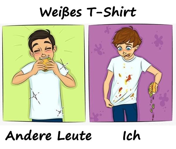 Weißes T-Shirt