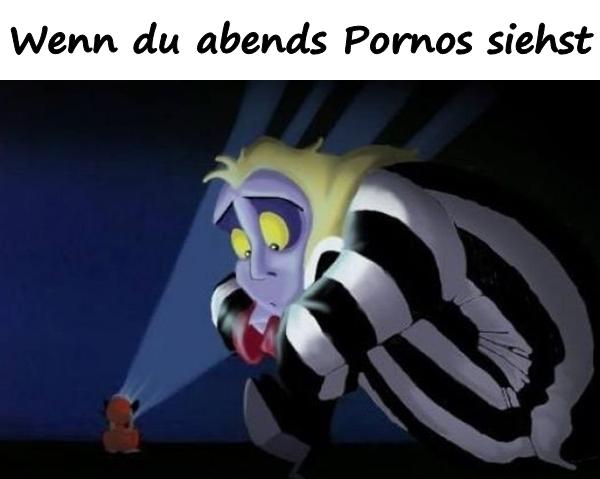 Wenn du abends Pornos siehst