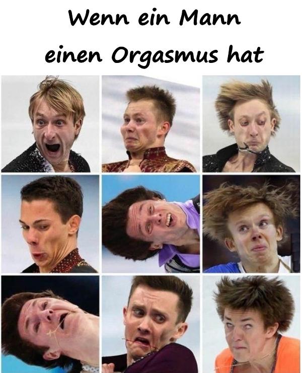 Wenn ein Mann einen Orgasmus hat