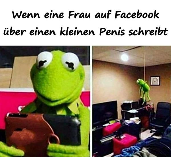 Wenn eine Frau auf Facebook über einen kleinen Penis