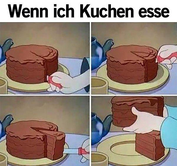 Wenn ich Kuchen essen