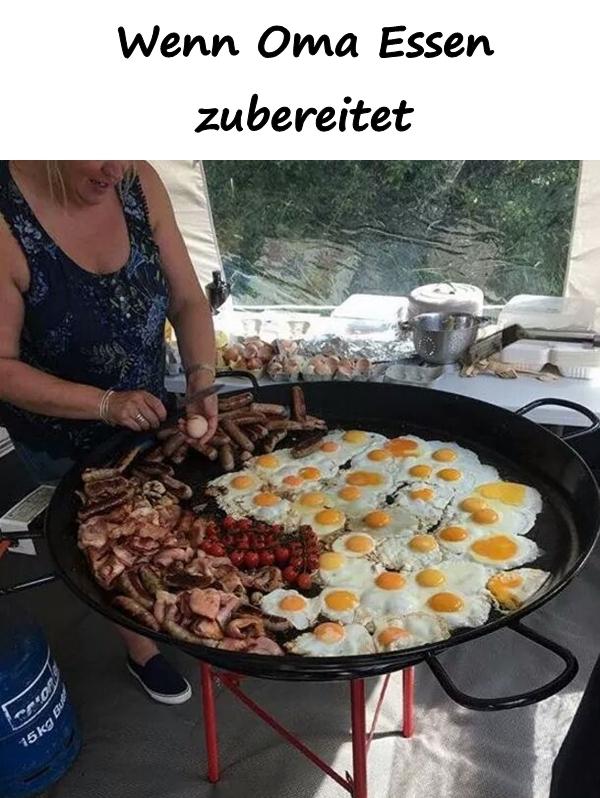 Wenn Oma Essen zubereitet