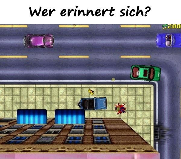 Wer erinnert sich