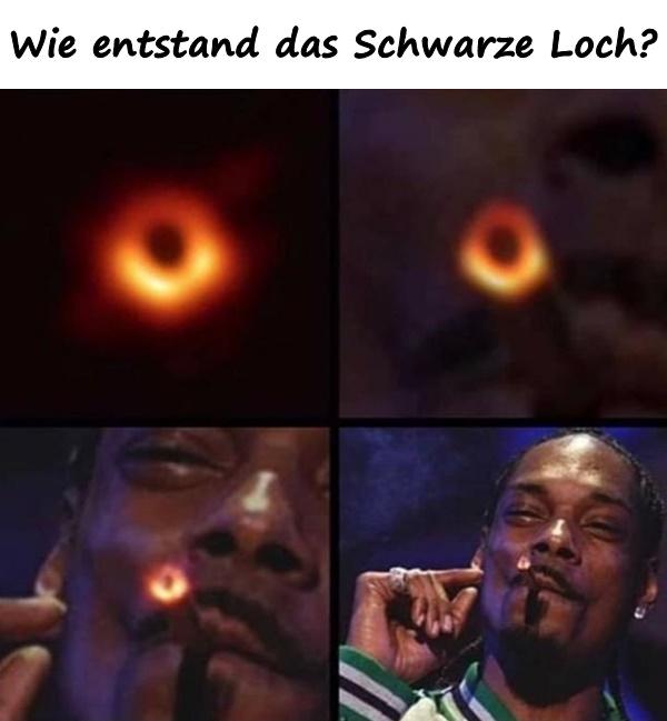 Wie entstand das Schwarze Loch