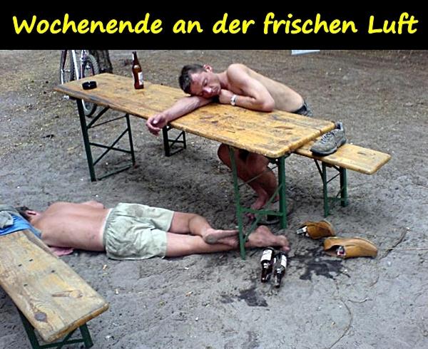 Wochenende an der frischen Luft