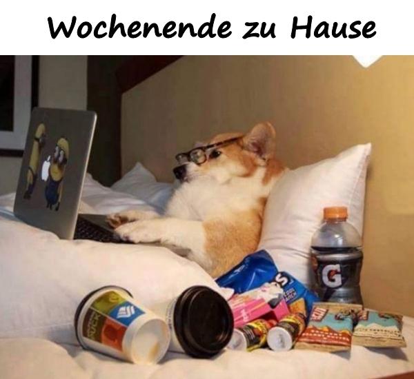 Wochenende zu Hause