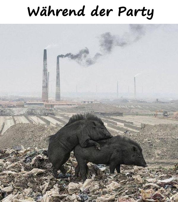 Während der Party