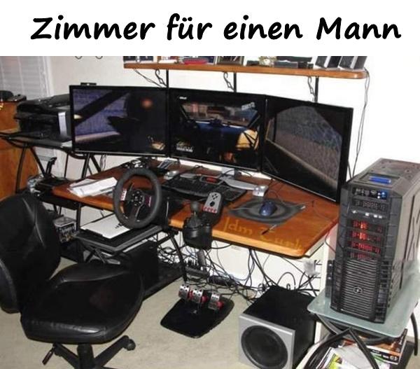 Zimmer für einen Mann