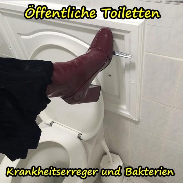 Öffentliche Toiletten - Krankheitserreger und Bakterien