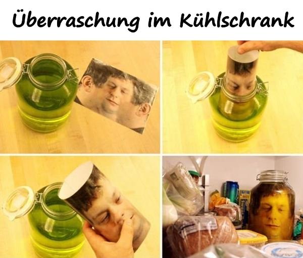 Überraschung im Kühlschrank