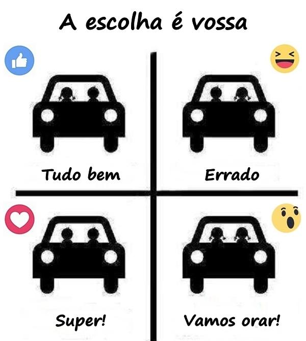 A escolha é vossa