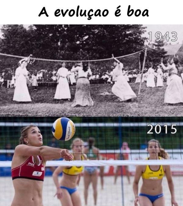 A evolução é boa