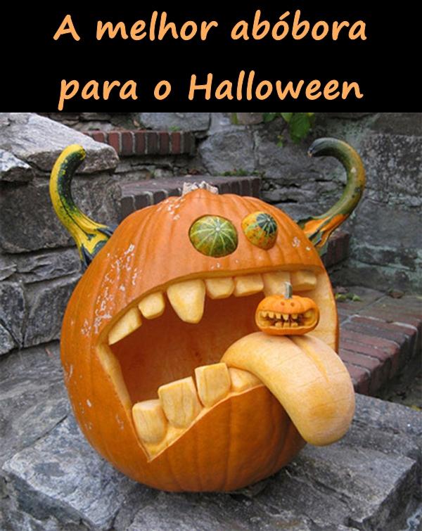 A melhor abóbora para o Halloween