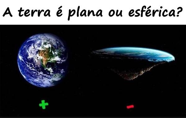 A terra é plana ou esférica