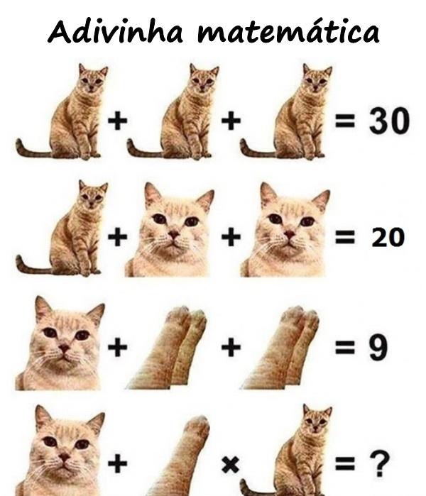 Adivinha matemática