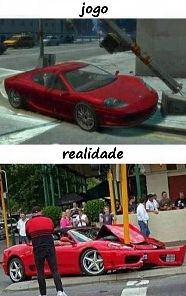 Auto após o acidente