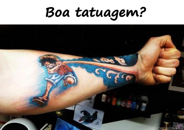 Boa tatuagem