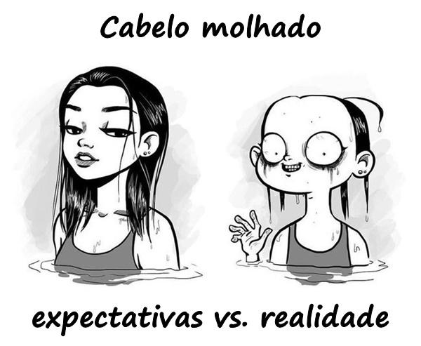 Cabelo molhado