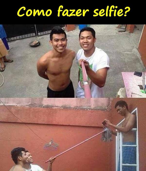 Como fazer selfie