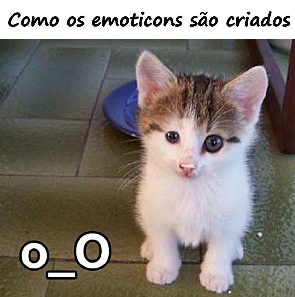 Como os emoticons são criados