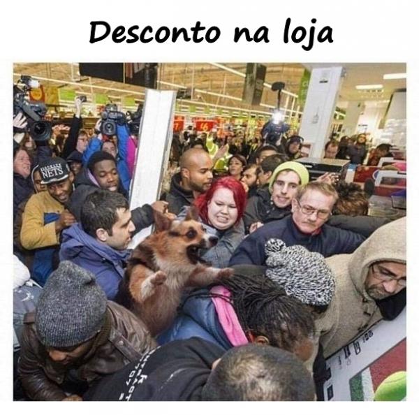 Desconto na loja