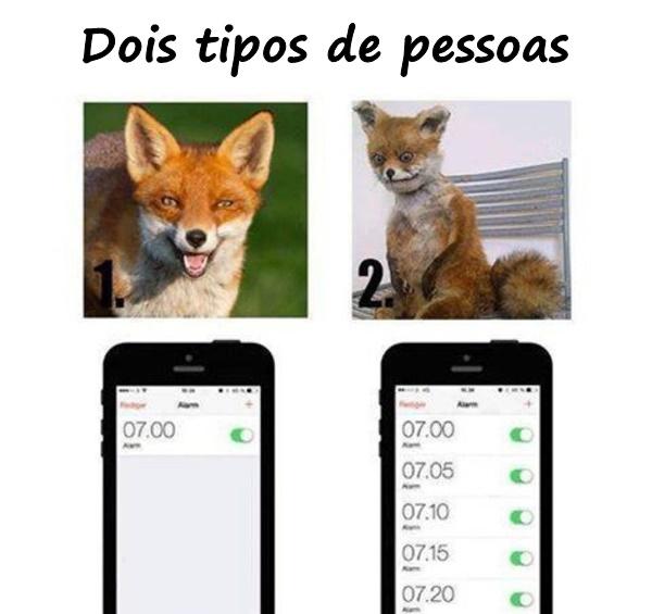 Dois tipos de pessoas