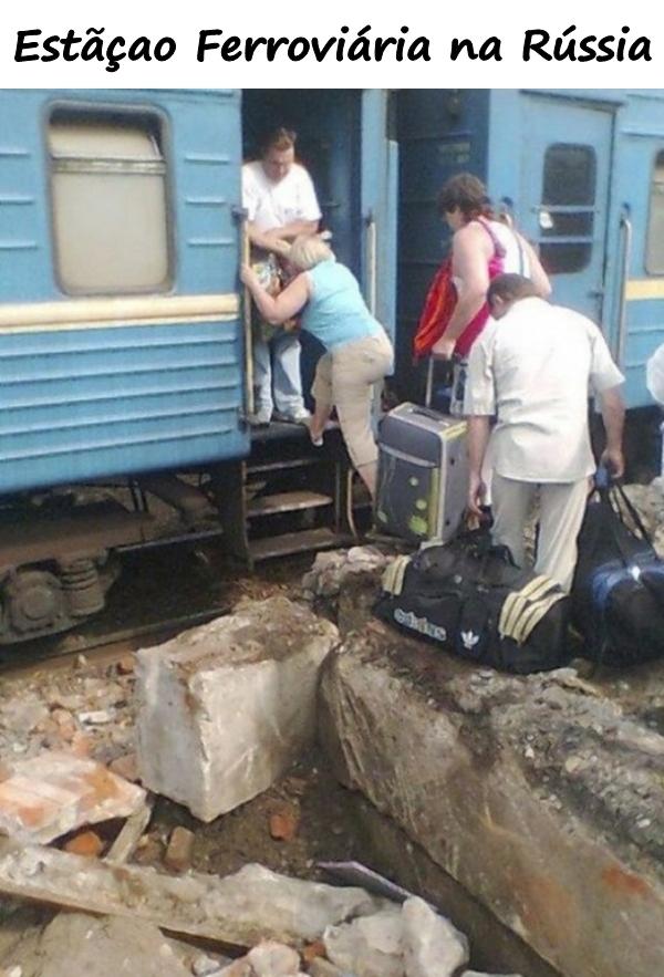 Estação Ferroviária na Rússia