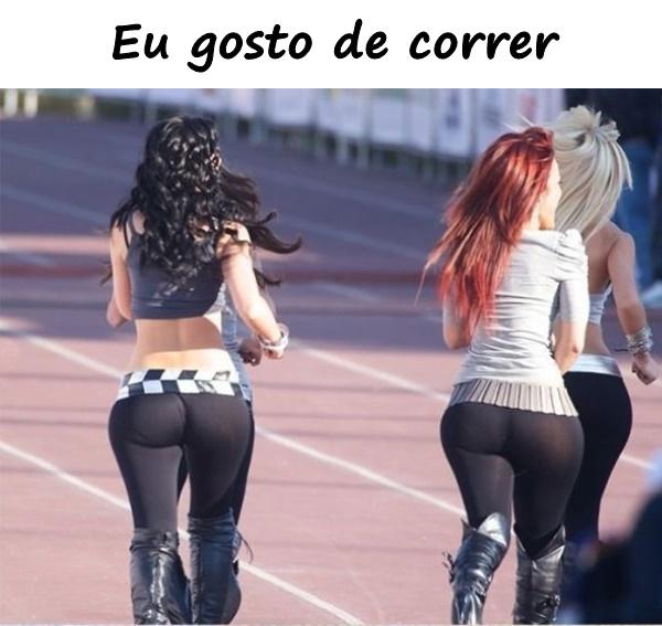 Eu gosto de correr