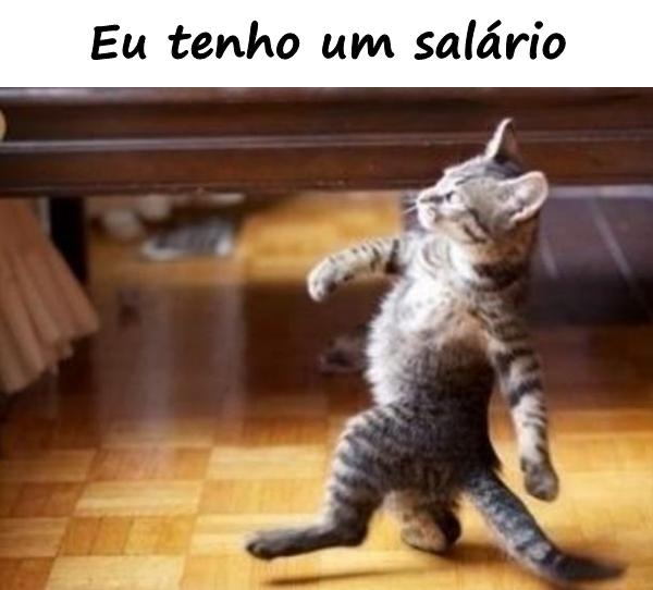 Eu tenho um salário