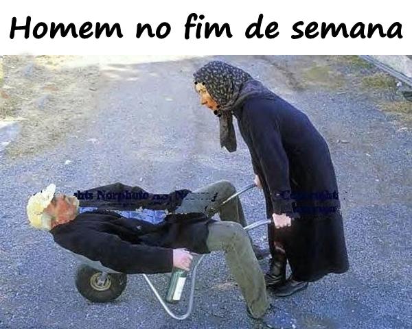 Homem no fim de semana