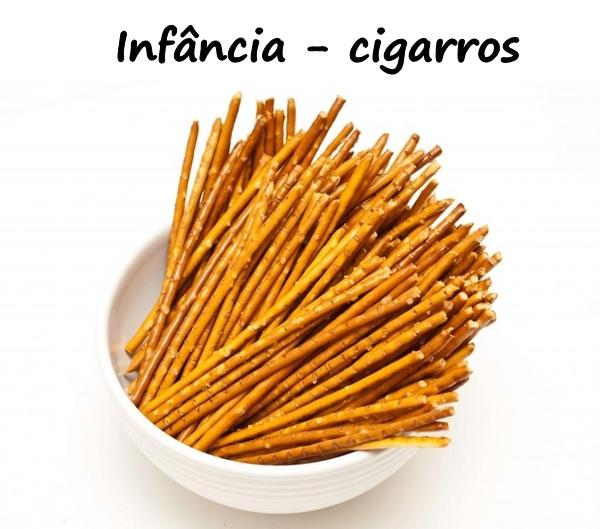 Infância - cigarros