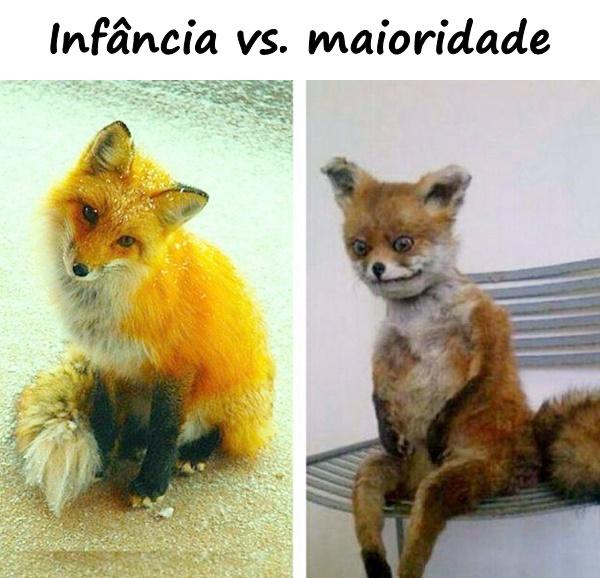 Infância vs. maioridade