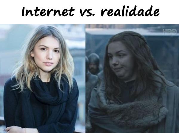 Internet vs. realidade