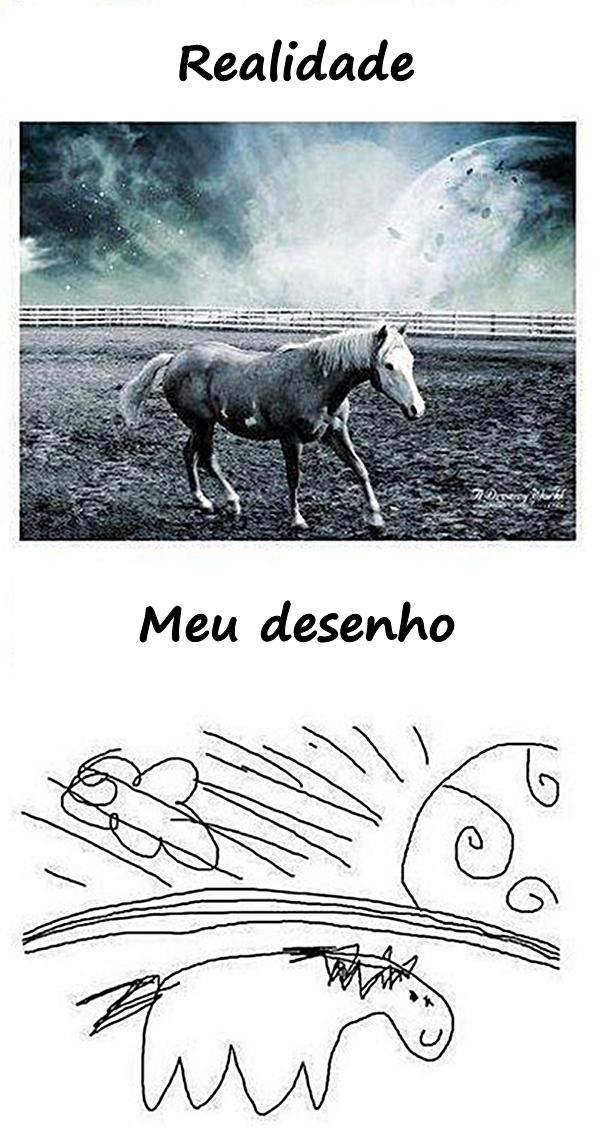 Meu desenho e Realidade