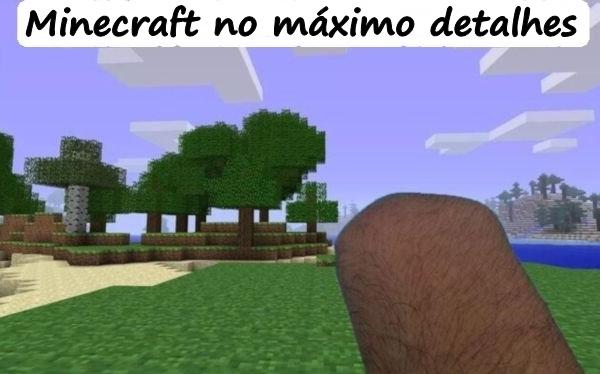 Minecraft no máximo detalhes