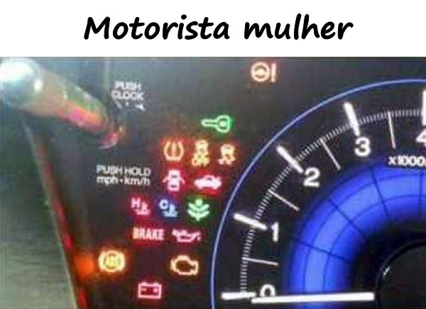 Motorista mulher