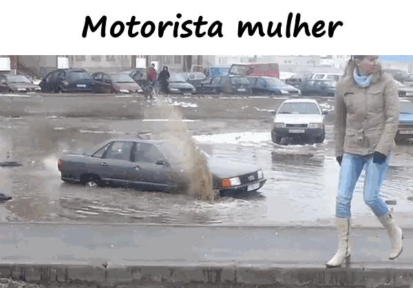 Motorista mulher