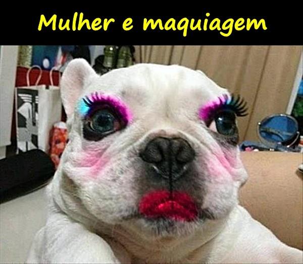 Mulher e maquiagem