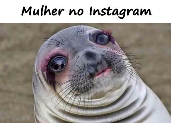 Mulher no Instagram