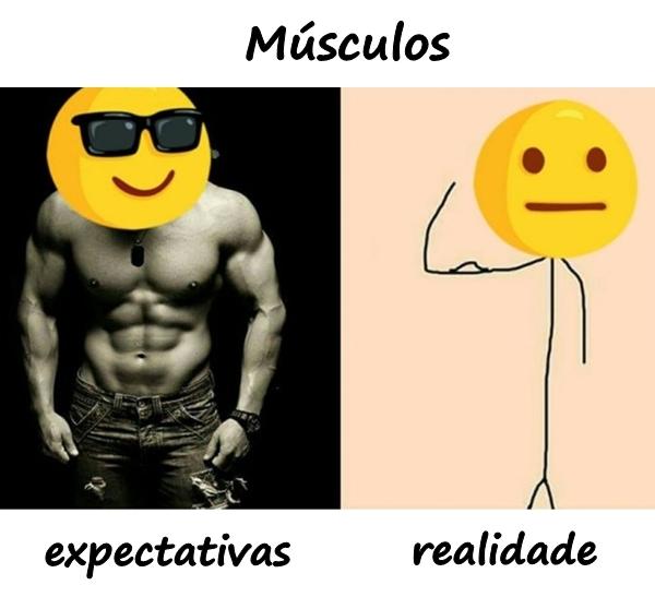 Músculos - expectativas e realidade