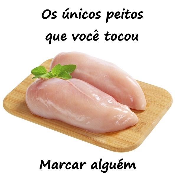 Os únicos peitos que você tocou. Marcar alguém