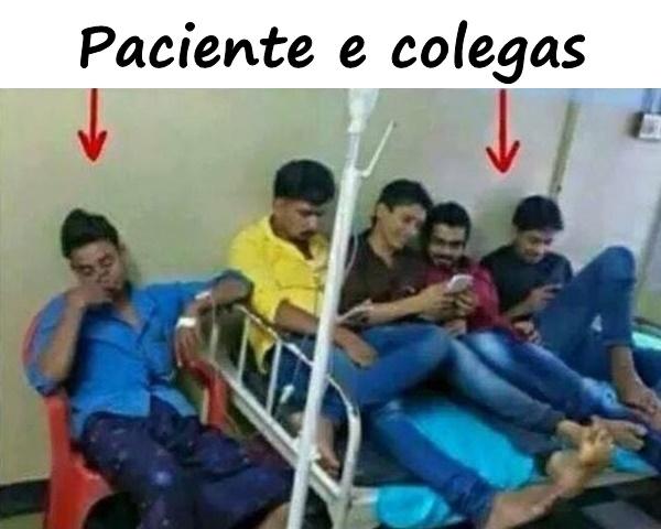 Paciente e colegas