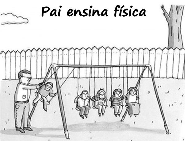 Pai ensina física