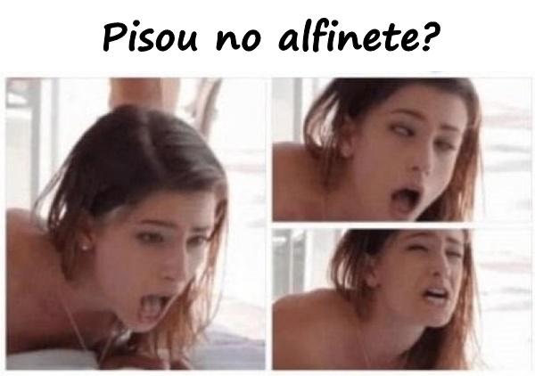 Pisou no alfinete