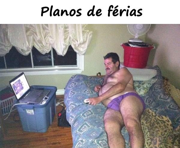 Planos de férias