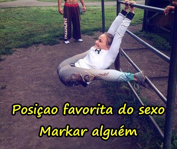 Posição favorita do sexo. Markar alguém