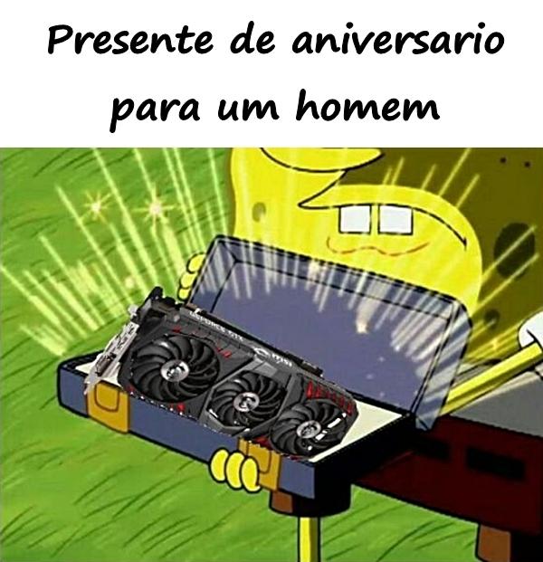 Presente de aniversario para um homem