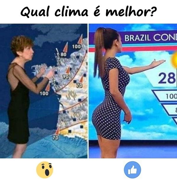 Qual clima é melhor