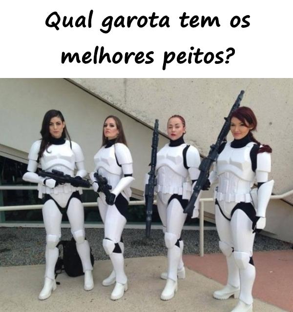 Qual garota tem os melhores peitos